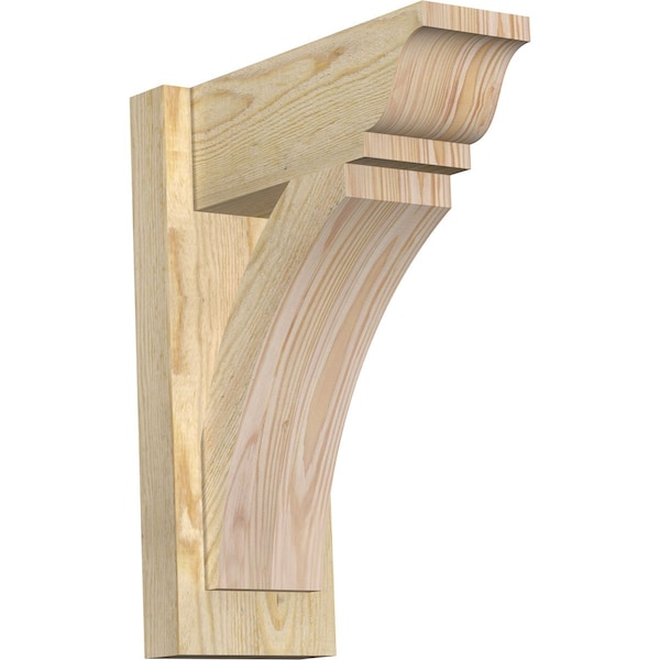 Ekena Millwork Thorton Traditional Rough Sawn Outlooker, Douglas Fir, 6"W x 14"D x 18"H OUT06X14X18THR01RDF - main